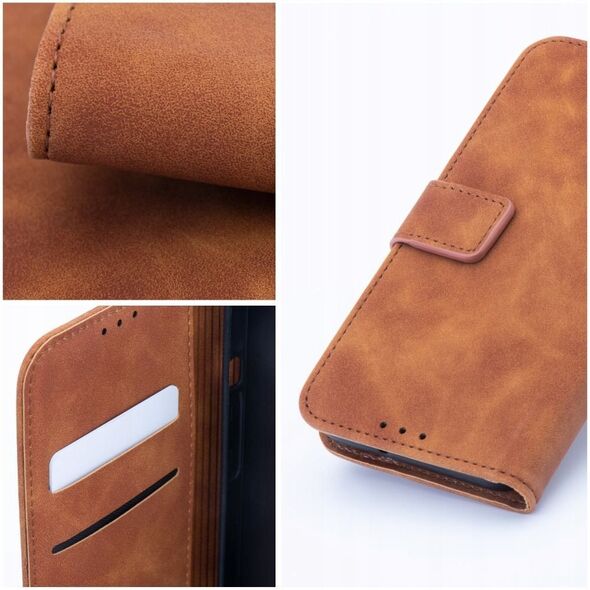 Θήκη TENDER Book για SAMSUNG S25 Plus καφέ