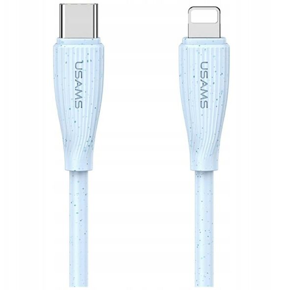 Καλώδιο USAMS Green Series SJ717 30W USB-C σε Lightning 1m μπλε