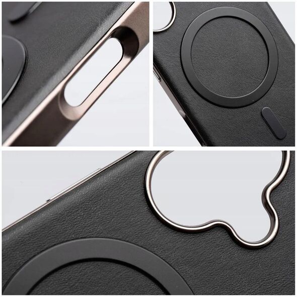 Θήκη GENTLEMAN MAG COVER συμβατή με MagSafe για IPHONE 11 μαύρο