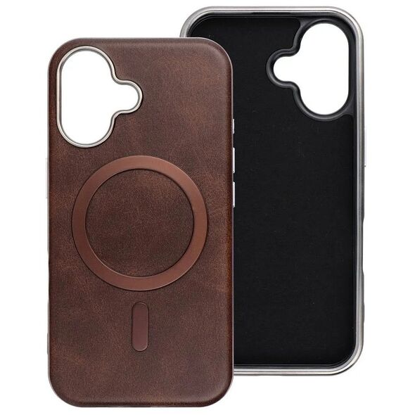Θήκη GENTLEMAN MAG COVER συμβατή με MagSafe για IPHONE 13 καφέ