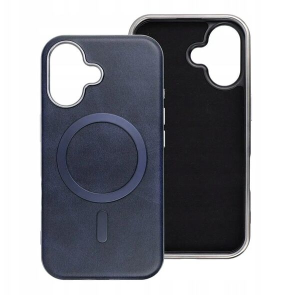 Θήκη GENTLEMAN MAG COVER συμβατή με MagSafe για IPHONE 13 PRO μπλε