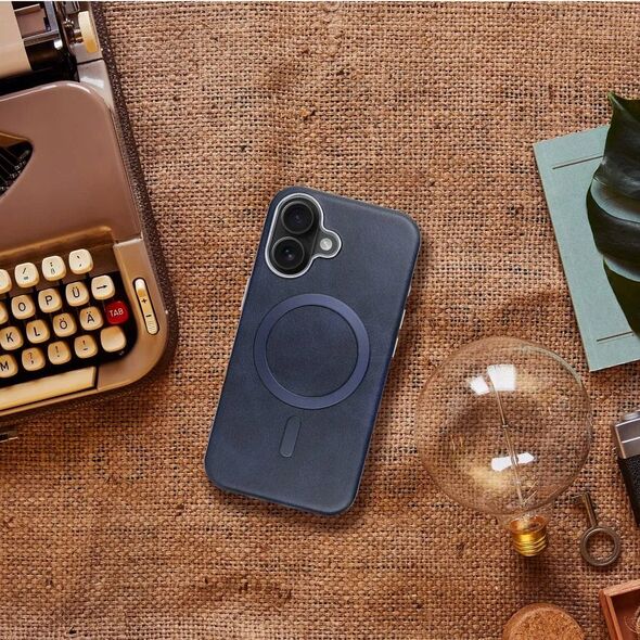 Θήκη GENTLEMAN MAG COVER συμβατή με MagSafe για IPHONE 12 μπλε