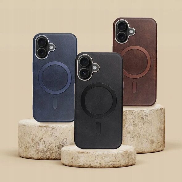Θήκη GENTLEMAN MAG COVER συμβατή με MagSafe για IPHONE 14 PRO MAX καφέ