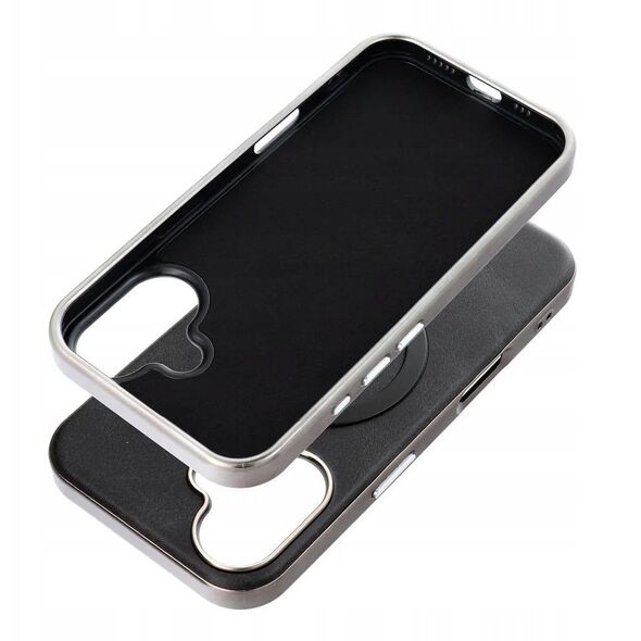 Θήκη GENTLEMAN MAG COVER συμβατή με MagSafe για IPHONE 15 μαύρο