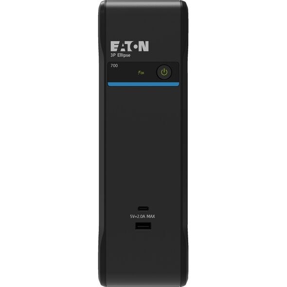 Eaton 3P Ellipse UPS FR, 700 VA, 420 W, Είσοδος: C14, Έξοδοι: (3) Τύπος E, (1) Μόνο προστασία από υπέρταση Τύπος E, Πύργος