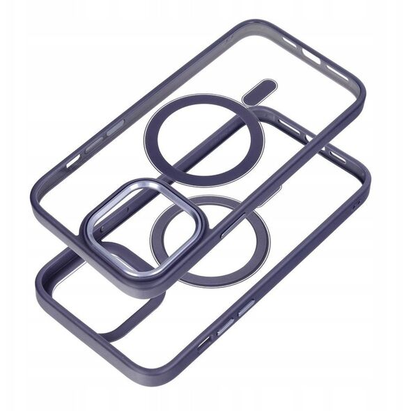 Θήκη COLOR EDGE MAG COVER συμβατή με MagSafe για SAMSUNG S25 ULTRA μωβ