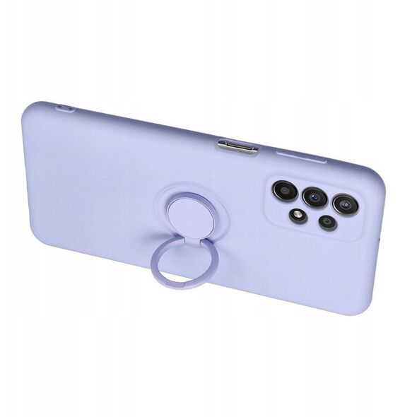 Θήκη SILICONE RING για SAMSUNG S25 μωβ