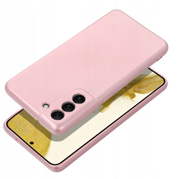 Θήκη METALLIC για SAMSUNG S25 Plus ροζ