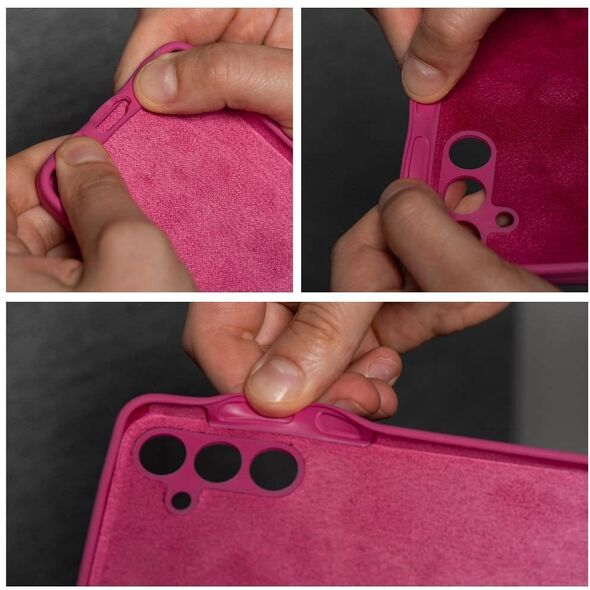 Θήκη SILICONE 2mm για SAMSUNG S25 Ultra ροζ