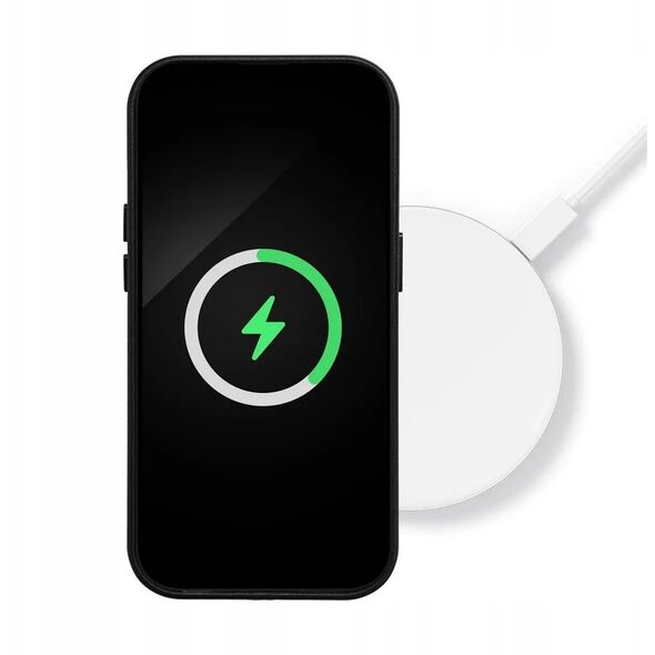 Δερμάτινη θήκη MAG COVER συμβατή με MagSafe για SAMSUNG S25 PLUS μαύρο