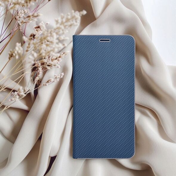 Θήκη LUNA Book Carbon για SAMSUNG S25 Ultra μπλε