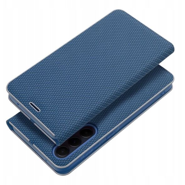 Θήκη LUNA Book Carbon για SAMSUNG S25 Ultra μπλε