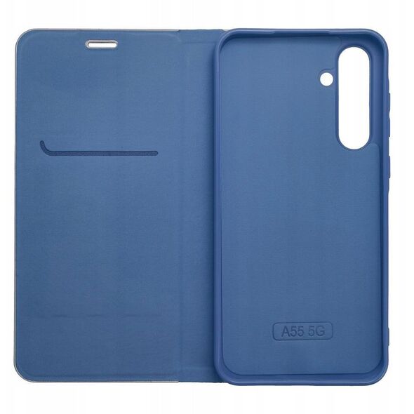 Θήκη LUNA Book Carbon για SAMSUNG S25 Ultra μπλε
