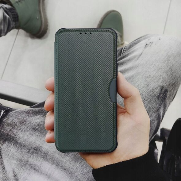 Θήκη RAZOR Book για SAMSUNG S25 Ultra σκούρο πράσινο