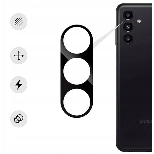 5D Full Glue Tempered Glass για την κάμερα - για Samsung Galaxy S24 FE Μαύρο