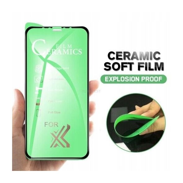 5D Full Glue Ceramic Glass - για Xiaomi Redmi 14C μαύρο