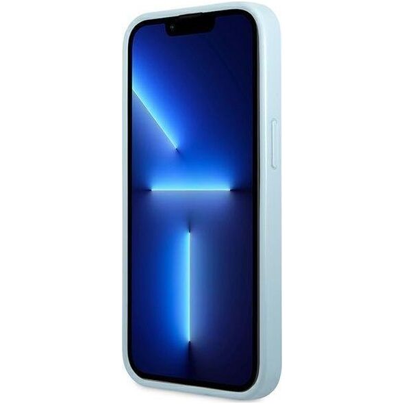 Guess Guess GUHCP13SPS4MB iPhone 13 mini 5,4" niebieski/blue hardcase Saffiano 4G Small Metal Logo