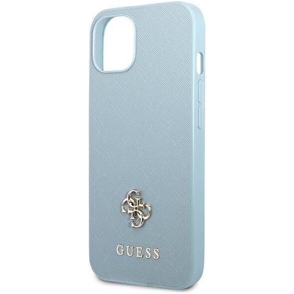Guess Guess GUHCP13SPS4MB iPhone 13 mini 5,4" niebieski/blue hardcase Saffiano 4G Small Metal Logo