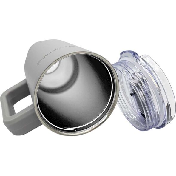 Kamille STALOWY KUBEK TERMICZNY TERMOS 1200ml Z RĄCZKĄ I SŁOMKĄ KM-2173
