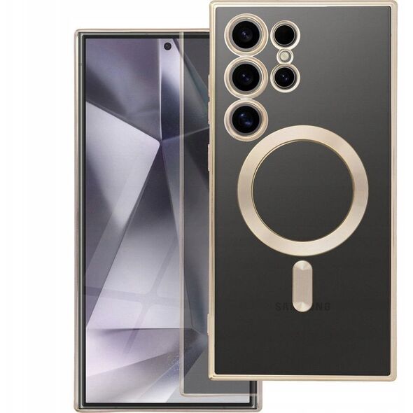 Θήκη ELECTRO MAG COVER συμβατή με MagSafe για SAMSUNG S25 Ultra χρυσό