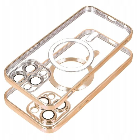 Θήκη ELECTRO MAG COVER συμβατή με MagSafe για SAMSUNG S25 Ultra χρυσό