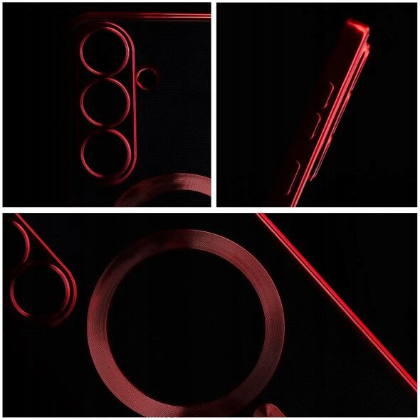 Θήκη ELECTRO MAG COVER συμβατή με MagSafe για SAMSUNG S25 Ultra κόκκινο