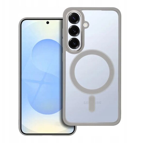 Θήκη COLOR EDGE MAG COVER συμβατή με MagSafe για SAMSUNG S25 τιτάνιο γκρι