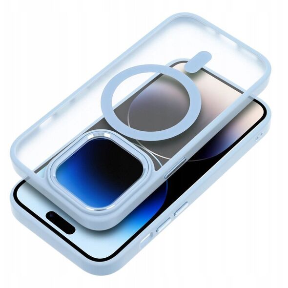Θήκη MATTE MAG COVER συμβατή με MagSafe για SAMSUNG S25 PLUS μπλε