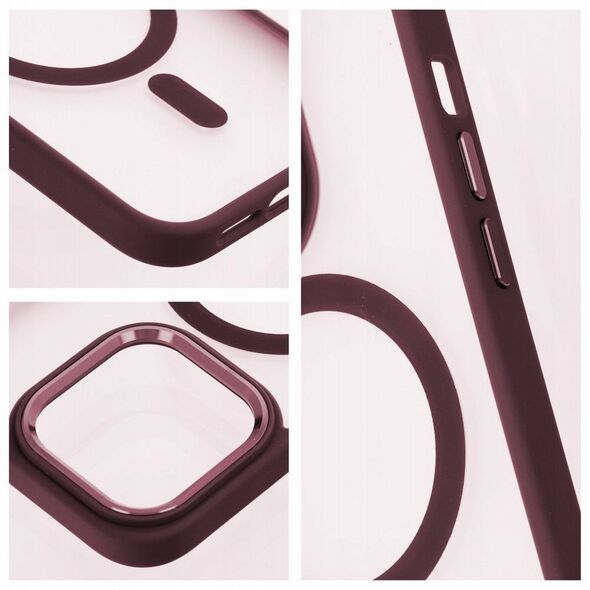 Θήκη MATTE MAG COVER συμβατή με MagSafe για SAMSUNG S25 PLUS κόκκινο