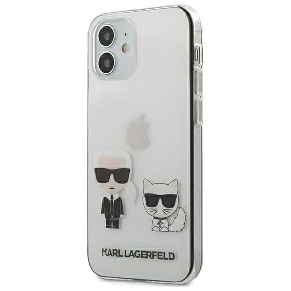 Karl Lagerfeld Etui Karl Lagerfeld Karl & Choupette HardCase do iPhone 12 Mini przeźroczyste