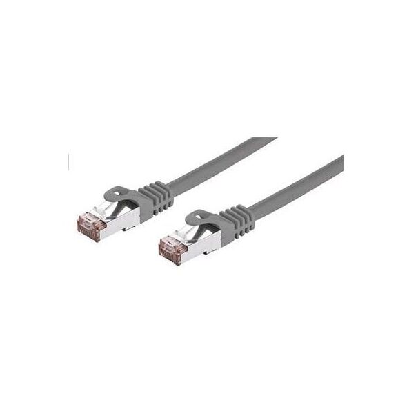 C-Tech C-TECH καλώδιο patchcord Cat6, FTP, γκρι, 0,25m