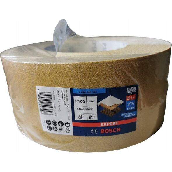 Szlifierka Bosch Bosch Expert C470 sanding sheet, 93mm, K100 (50 meter roll, for orbital sanders, for hand sanding)