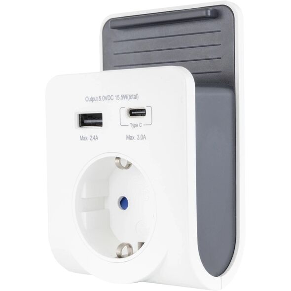 REV USB φορτιστής με πρίζα 240V και USB-A&C 0020770112