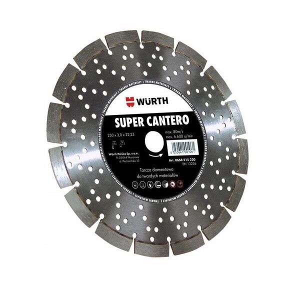 ΔΙΑΜΑΝΤΕΝΙΟΣ ΔΙΣΚΟΣ SUPER CANTERO 230MM