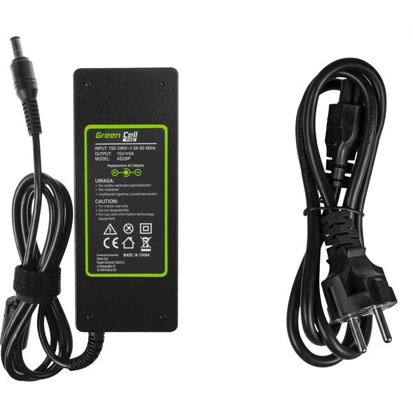 Zasilacz do laptopa Green Cell 75 W, 3 mm, 5 A, 15 V (AD29P)