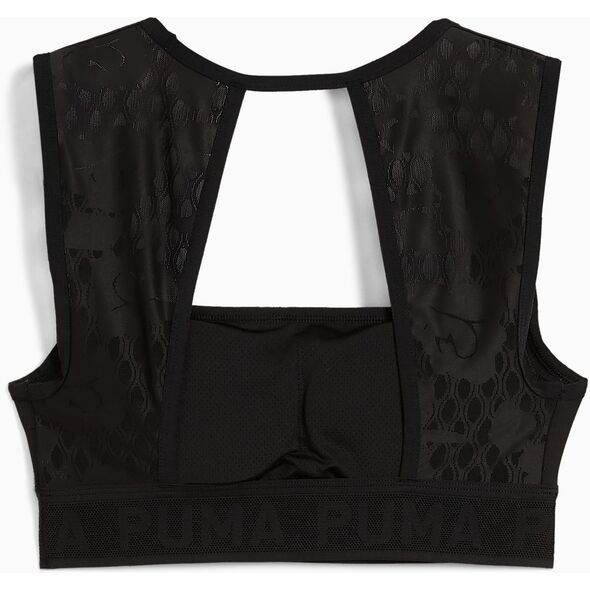 Γυναικείο αθλητικό σουτιέν Puma MOVE LACE, μαύρο