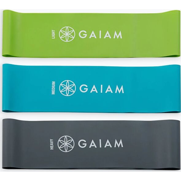 Gaiam Zestaw gum oporowych treningowych do ćwiczeń Gaiam