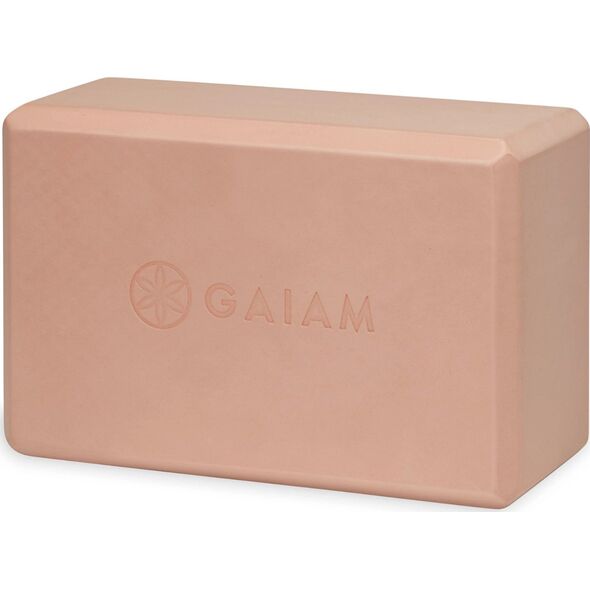 Gaiam Kostka do jogi z pianki Cantaloupe Point Gaiam 23 x 7 x 15 cm różowa