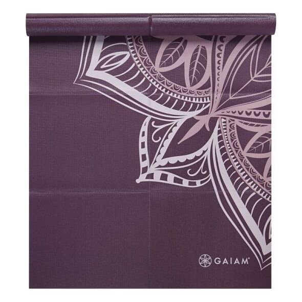 Gaiam Mata do jogi składana fioletowa 2 mm