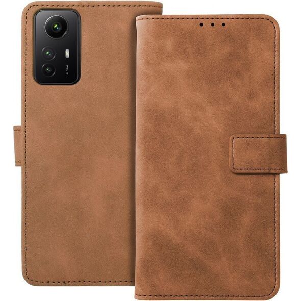 OEM Kabura TENDER Book do XIAOMI Redmi Note 12S brązowy