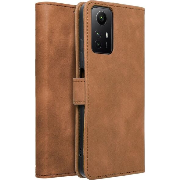 OEM Kabura TENDER Book do XIAOMI Redmi Note 12S brązowy