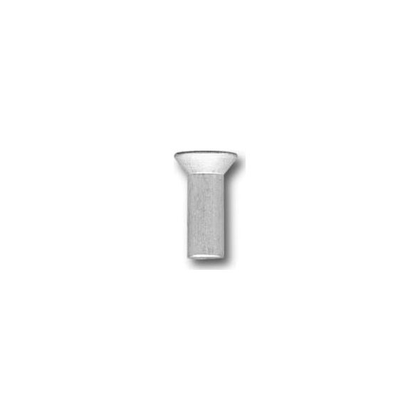 NIT ALUMINIOWY PEŁNY Z ŁBEM STOŻKOWYM PŁASKIM 5.0*30 MM
