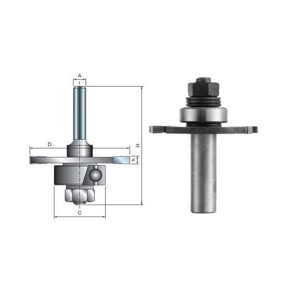 Φρέζα 63-11408P 50,8X3,0X60,3X8.0-3