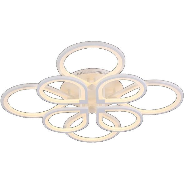 Φωτιστικό οροφής LED BALTIK GAISMA, 132 W x 2, 13200 lm, 3000 - 6000 K, 75 x 75 cm, με τηλεχειριστήριο