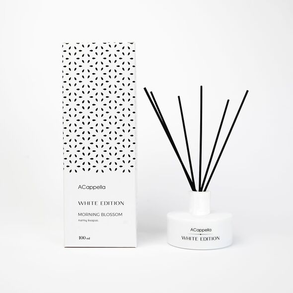 Αρωματικό χώρου με στικ ACAPPELLA WHITE EDITION MORNING BLOSSOM, 100 ml