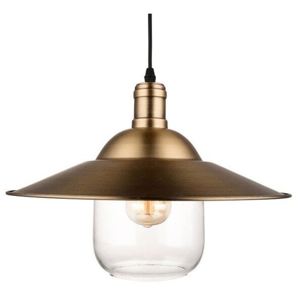Φωτιστικό οροφής G.LUX GT-444-1S, 60 W, E27, χρώμα ορείχαλκου.