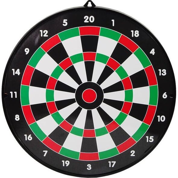 LeanToys Tarcza Dart z Rzutkami Magnetycznymi 6 Sztuk
