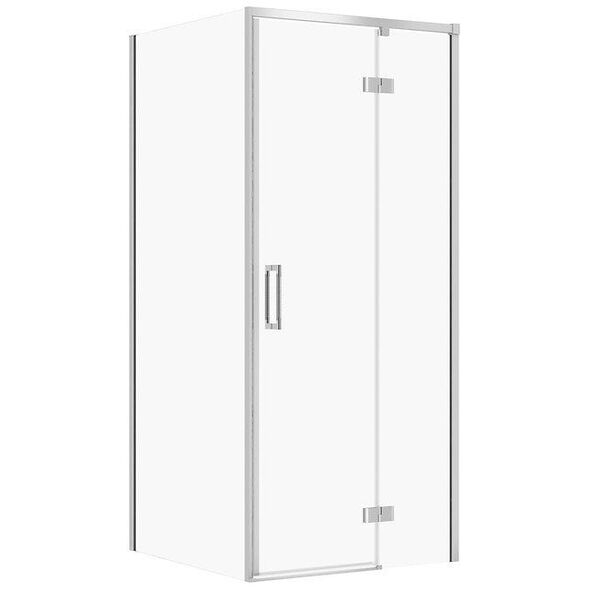 Σετ B851 καμπίνα Larga με δεξιό μεντεσέ, χρώμιο 90x90x195, διαφανές γυαλί Wir