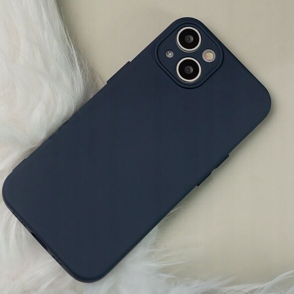 Θήκη σιλικόνης για Motorola Moto G85 σκούρο μπλε