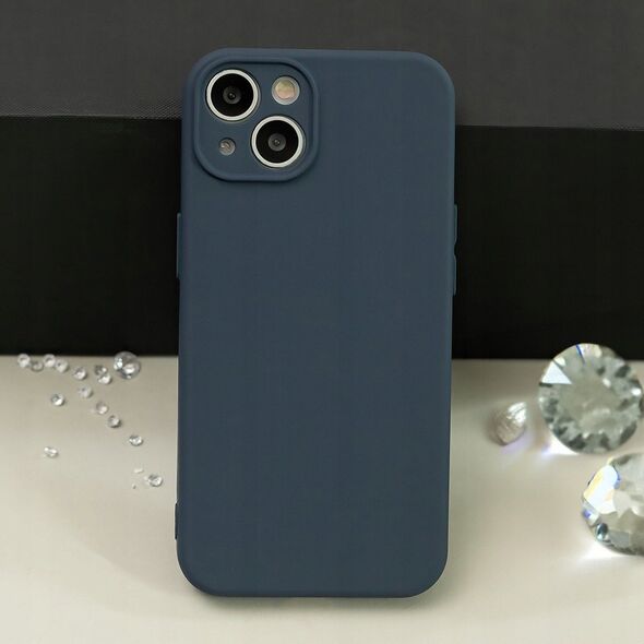 Θήκη σιλικόνης για Motorola Moto G85 σκούρο μπλε